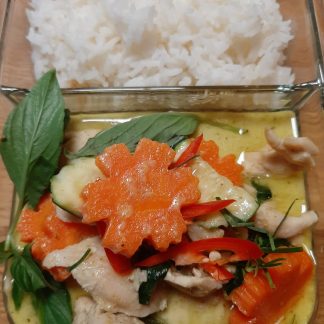 Poulet Curry Vert